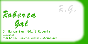 roberta gal business card